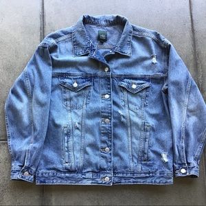 Distressed Denim Jacket